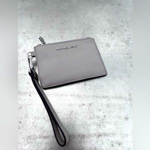 Michael Kors Gray Wristlet/Cardholder